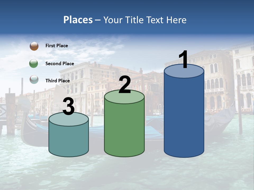 Boat Gondolier Architecture PowerPoint Template