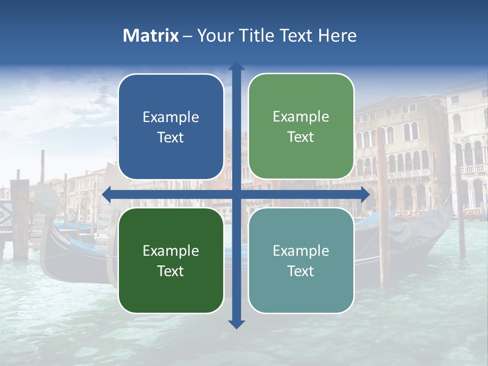 Boat Gondolier Architecture PowerPoint Template