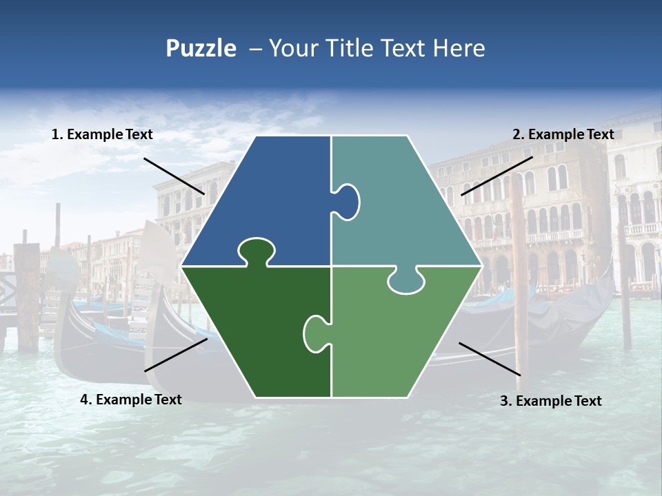 Boat Gondolier Architecture PowerPoint Template