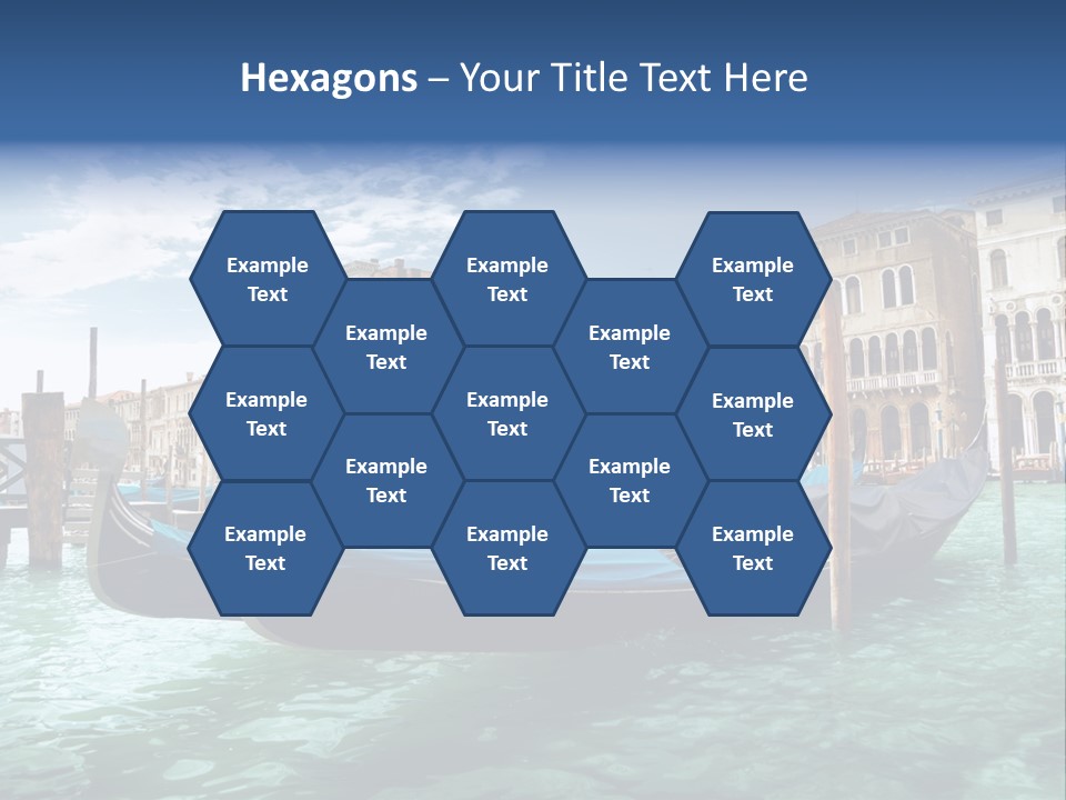 Boat Gondolier Architecture PowerPoint Template