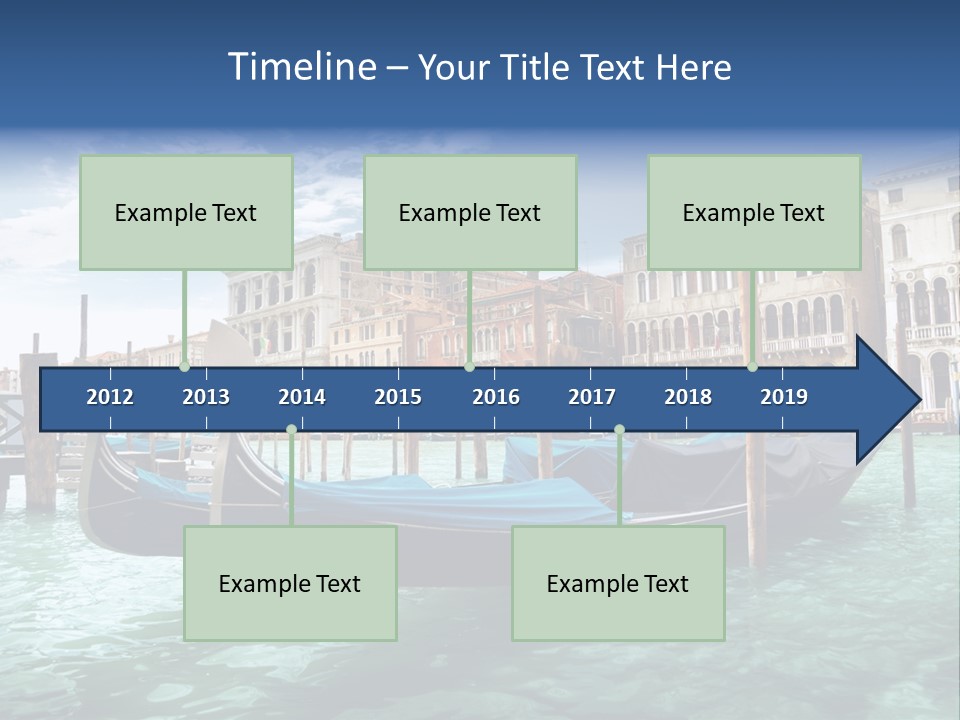 Boat Gondolier Architecture PowerPoint Template
