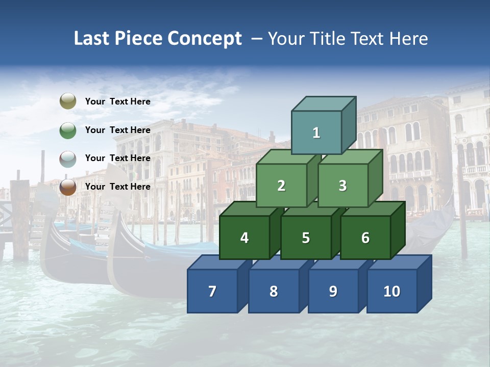 Boat Gondolier Architecture PowerPoint Template