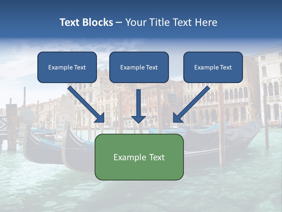 Boat Gondolier Architecture PowerPoint Template