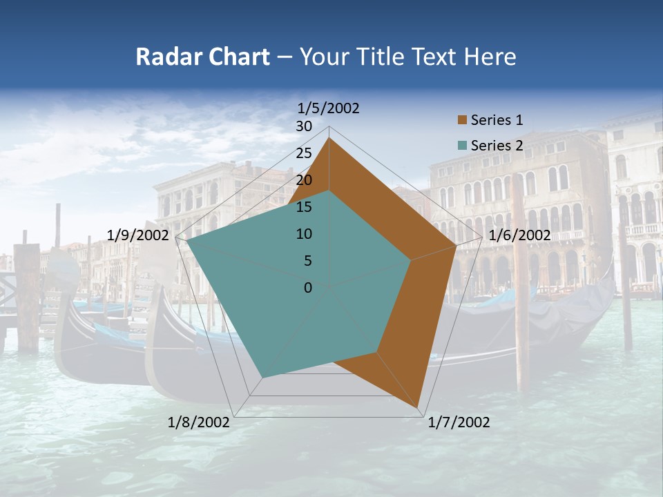 Boat Gondolier Architecture PowerPoint Template