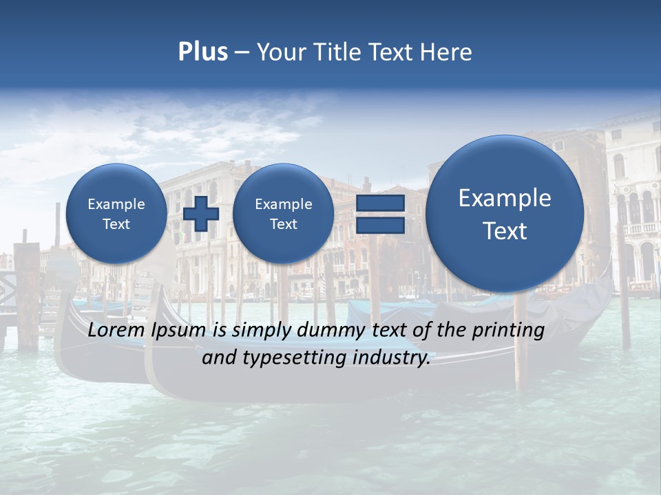 Boat Gondolier Architecture PowerPoint Template