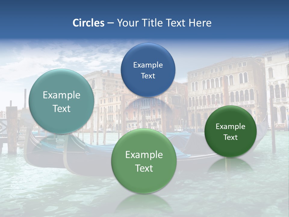 Boat Gondolier Architecture PowerPoint Template