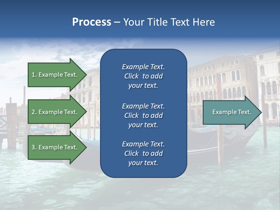 Boat Gondolier Architecture PowerPoint Template