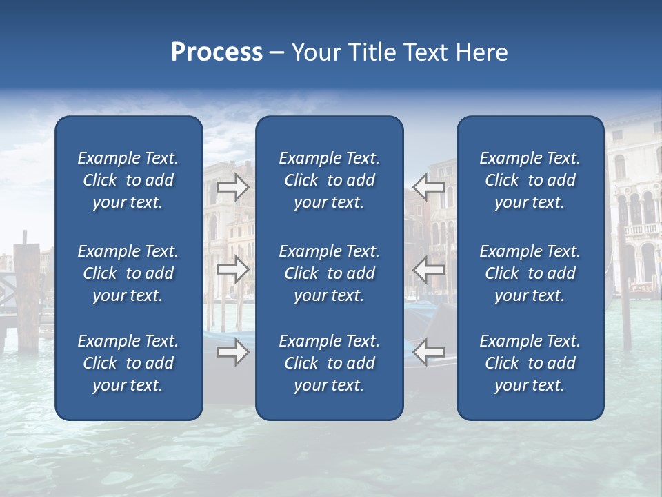 Boat Gondolier Architecture PowerPoint Template