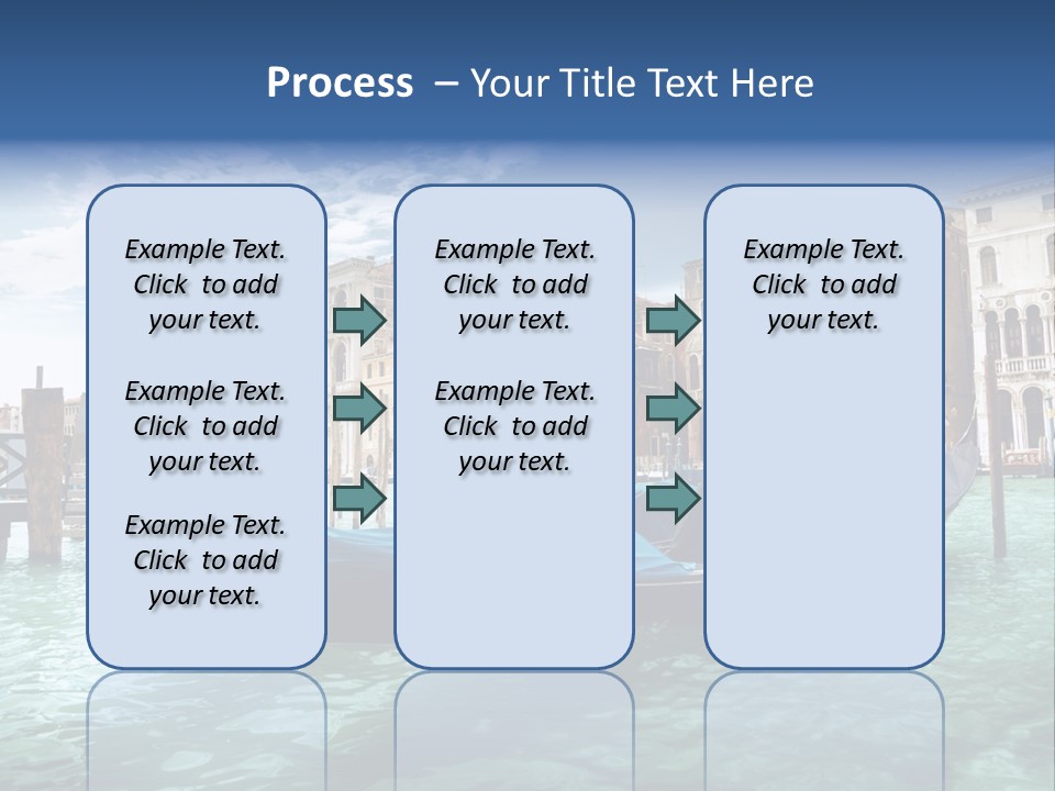 Boat Gondolier Architecture PowerPoint Template