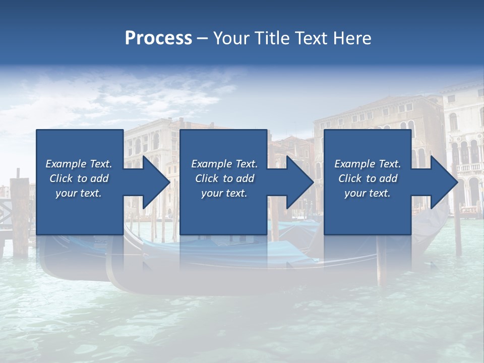 Boat Gondolier Architecture PowerPoint Template
