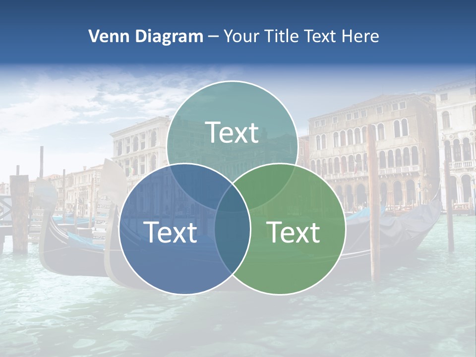 Boat Gondolier Architecture PowerPoint Template