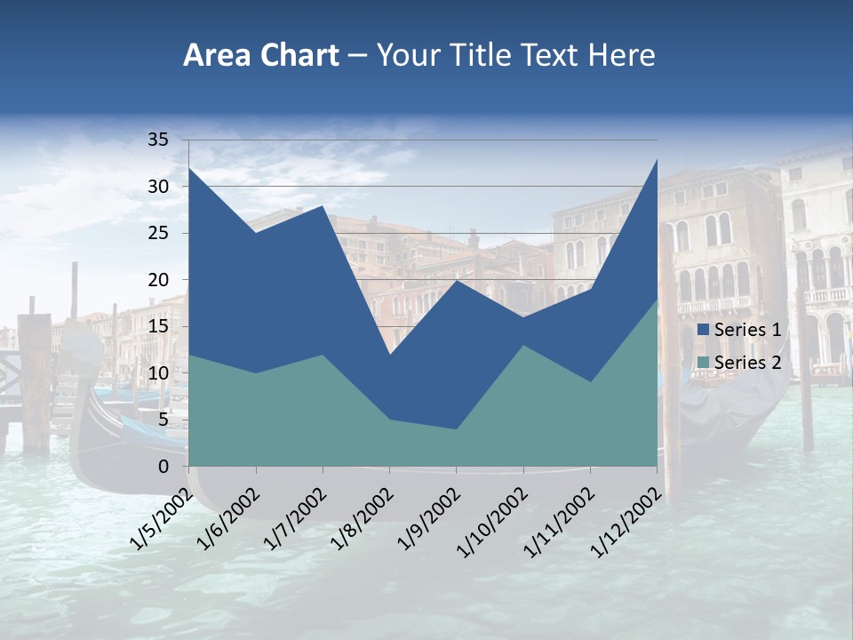 Boat Gondolier Architecture PowerPoint Template