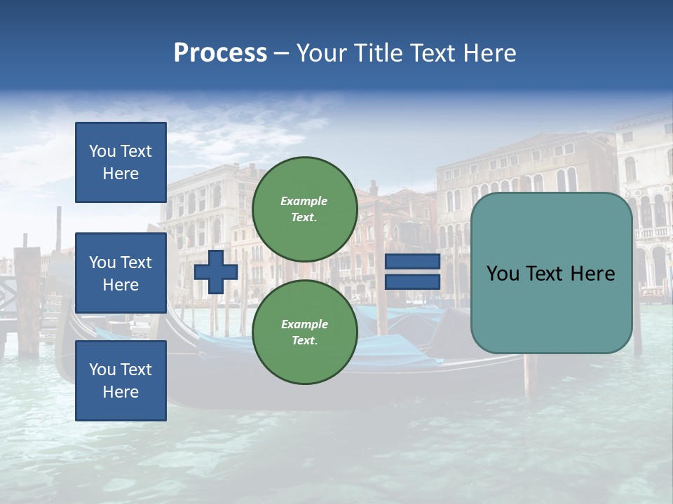 Boat Gondolier Architecture PowerPoint Template