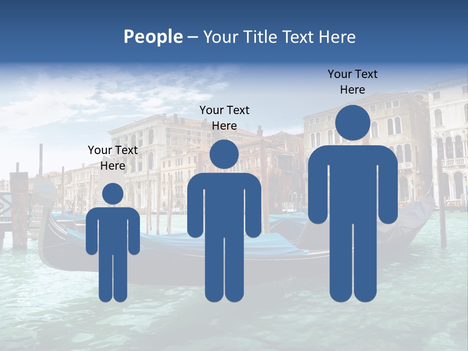 Boat Gondolier Architecture PowerPoint Template