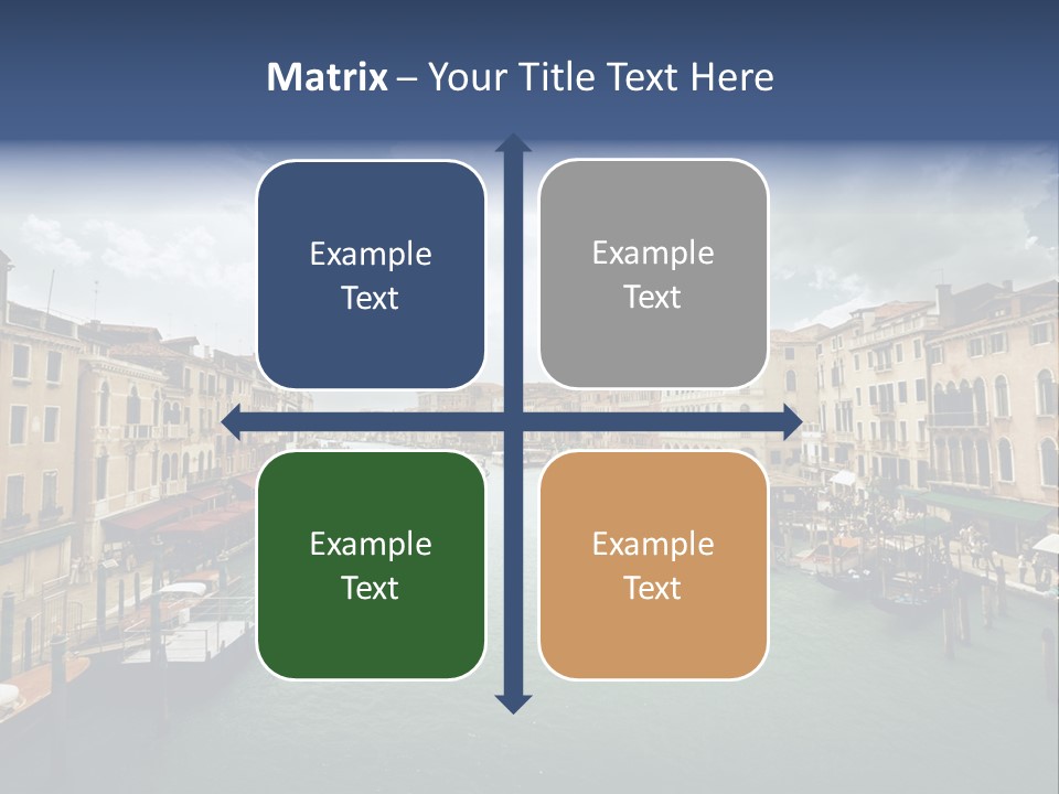 Street Adriatic Venice PowerPoint Template