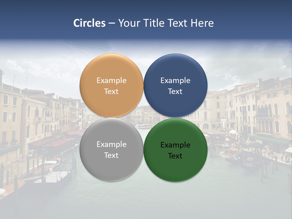 Street Adriatic Venice PowerPoint Template