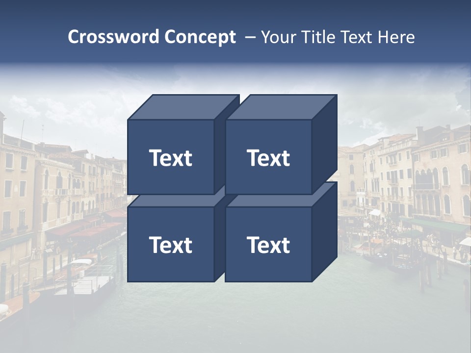 Street Adriatic Venice PowerPoint Template