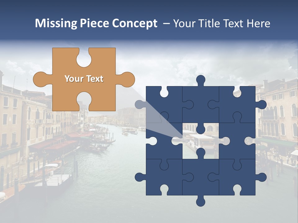 Street Adriatic Venice PowerPoint Template