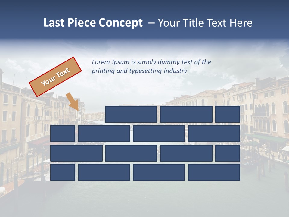 Street Adriatic Venice PowerPoint Template