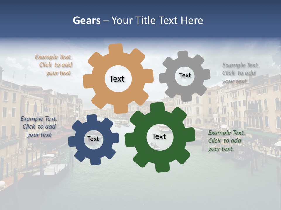 Street Adriatic Venice PowerPoint Template