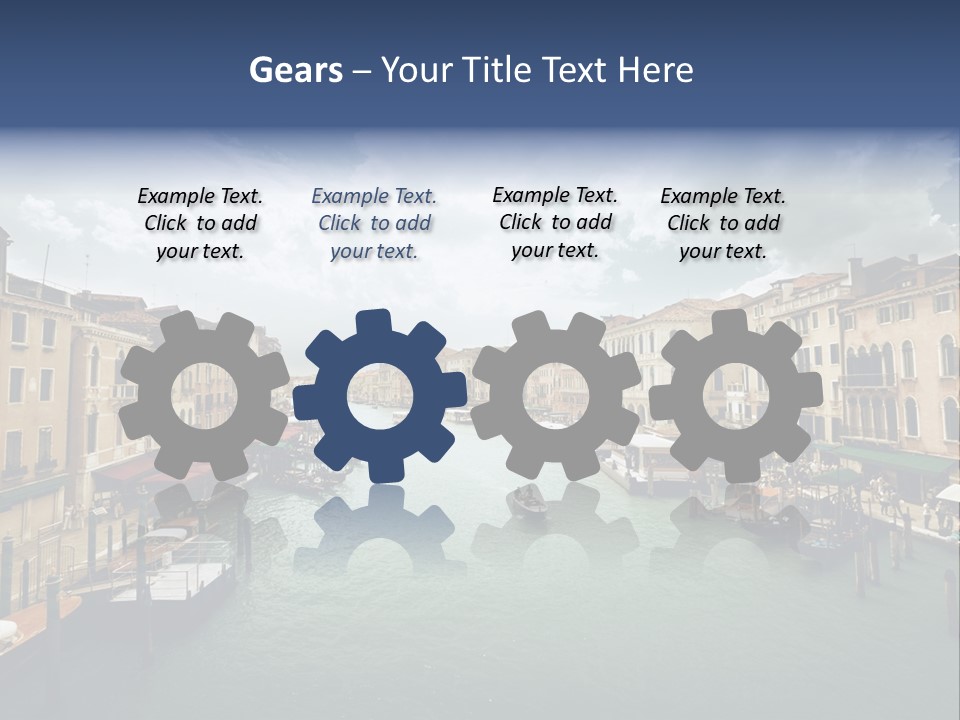Street Adriatic Venice PowerPoint Template