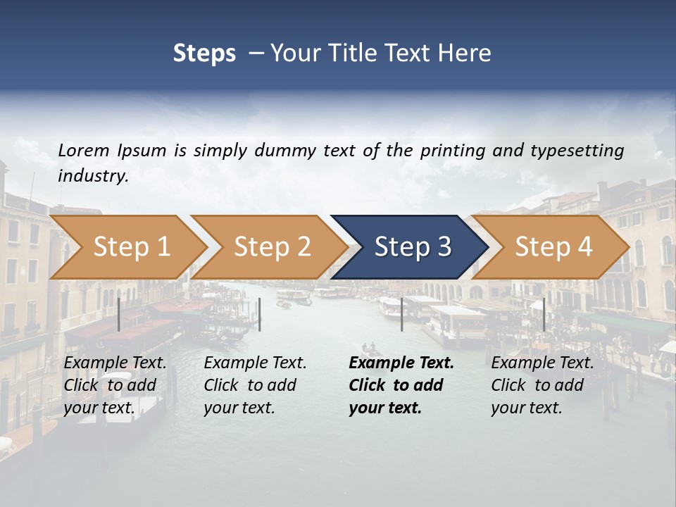 Street Adriatic Venice PowerPoint Template