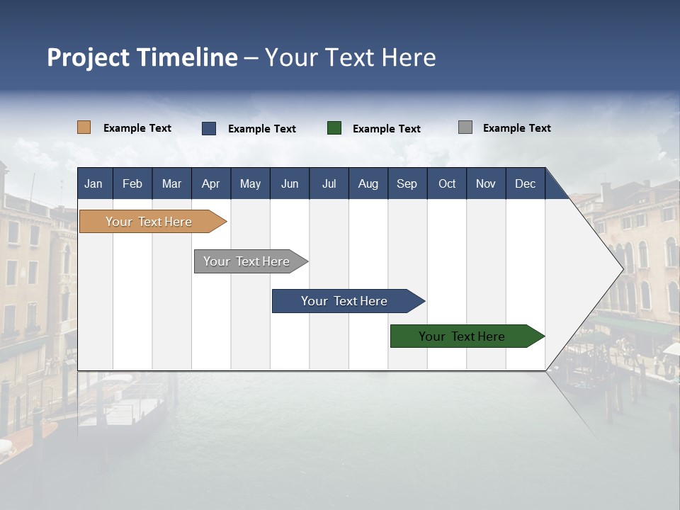 Street Adriatic Venice PowerPoint Template