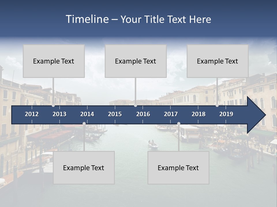 Street Adriatic Venice PowerPoint Template
