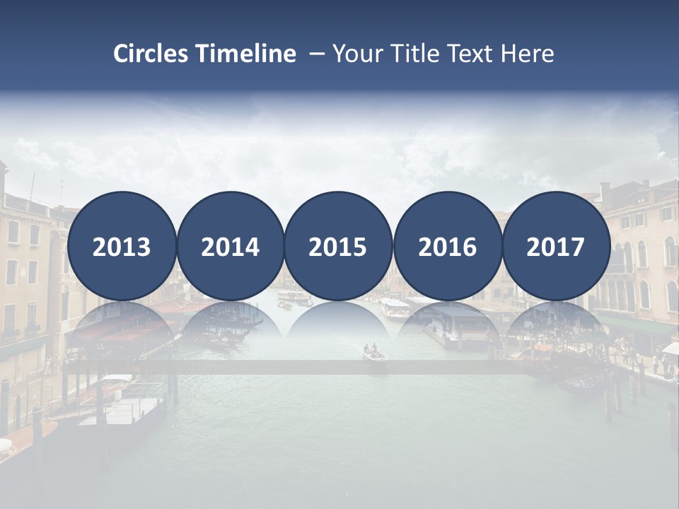 Street Adriatic Venice PowerPoint Template