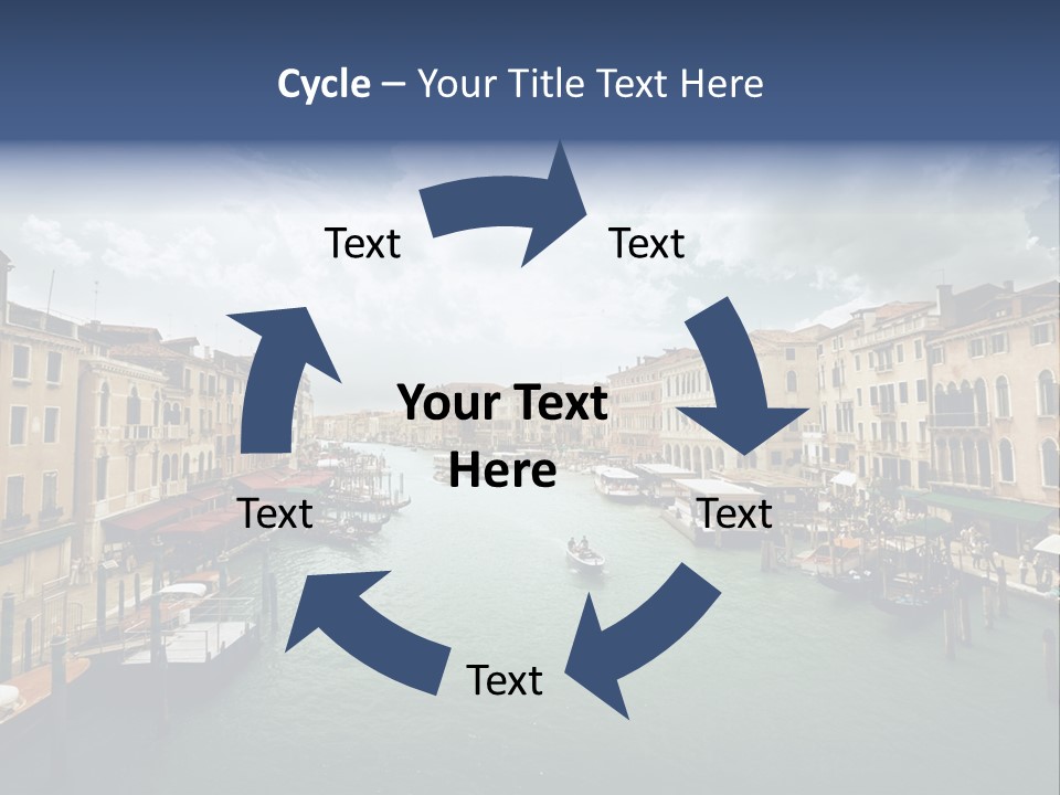 Street Adriatic Venice PowerPoint Template