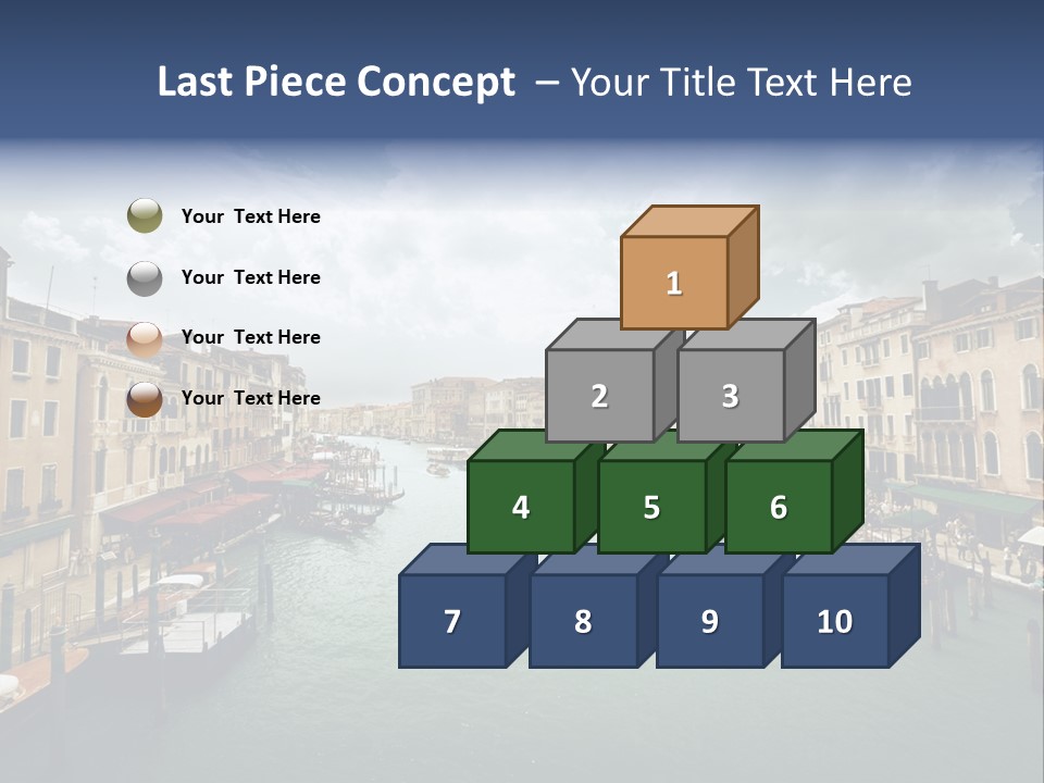 Street Adriatic Venice PowerPoint Template