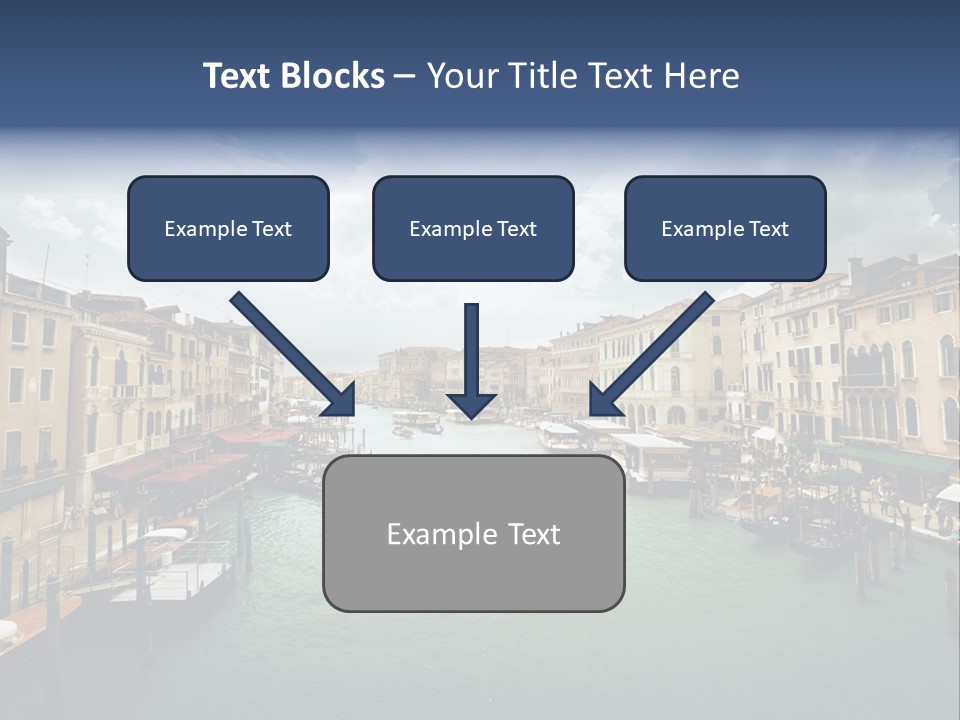 Street Adriatic Venice PowerPoint Template