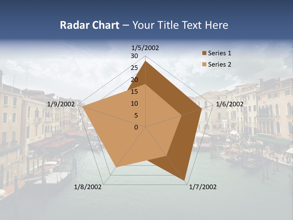 Street Adriatic Venice PowerPoint Template