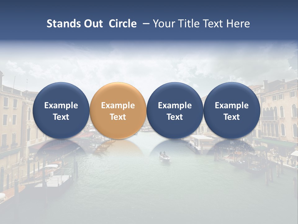 Street Adriatic Venice PowerPoint Template