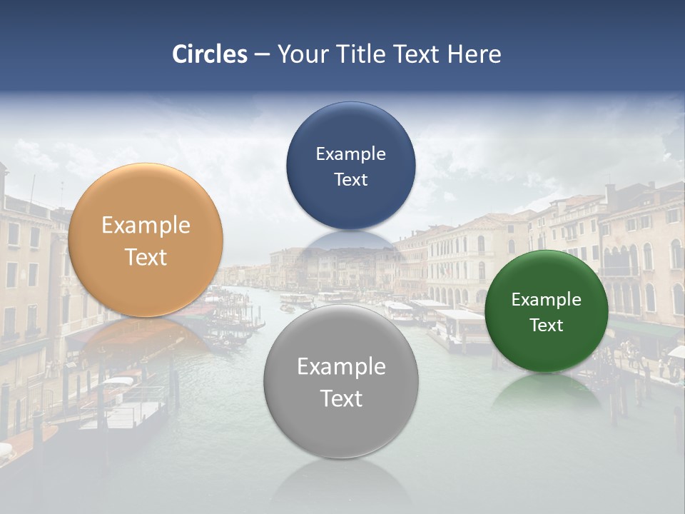 Street Adriatic Venice PowerPoint Template
