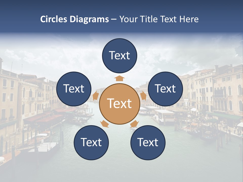 Street Adriatic Venice PowerPoint Template