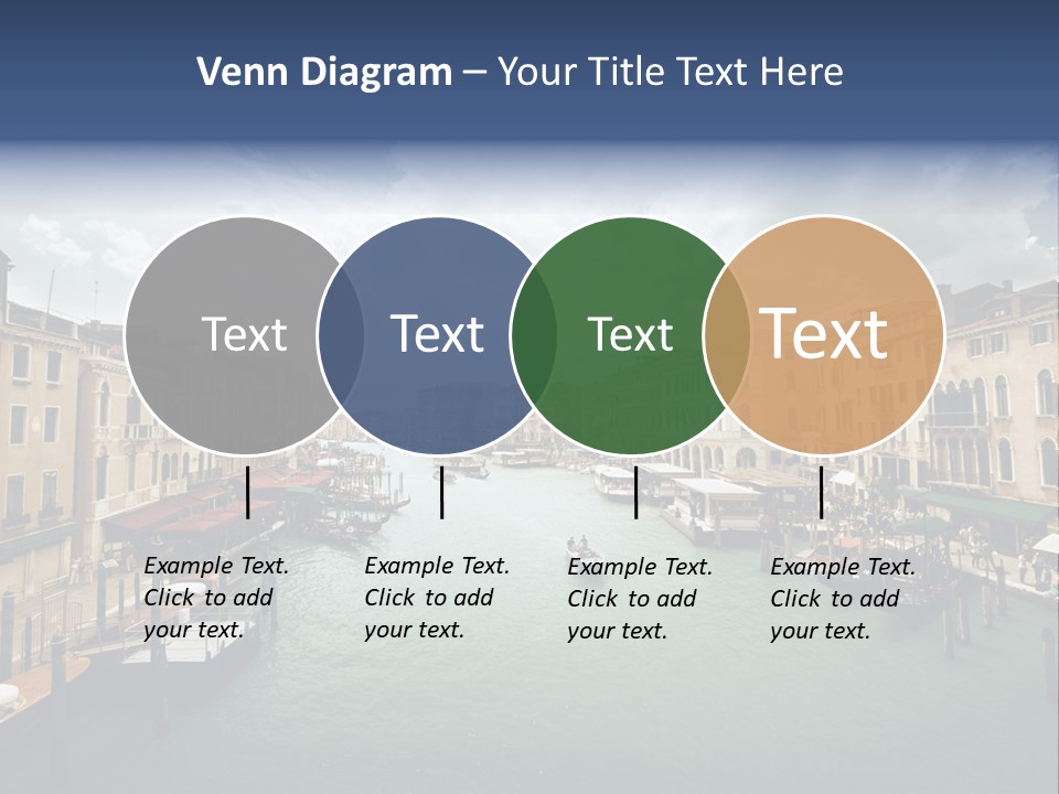 Street Adriatic Venice PowerPoint Template