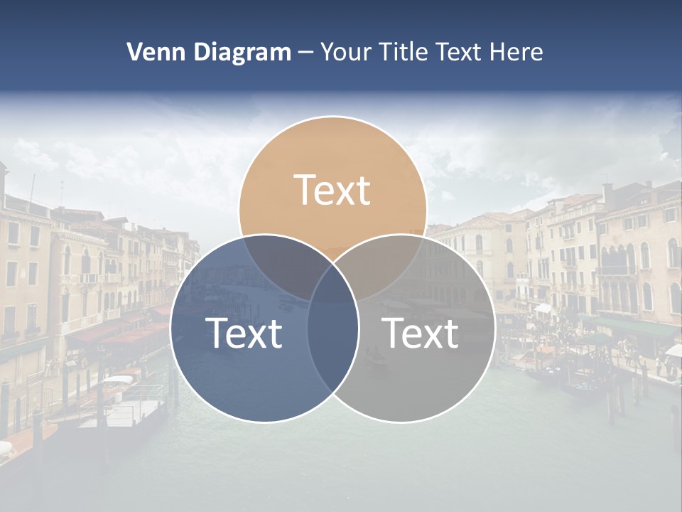 Street Adriatic Venice PowerPoint Template