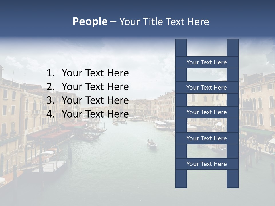 Street Adriatic Venice PowerPoint Template