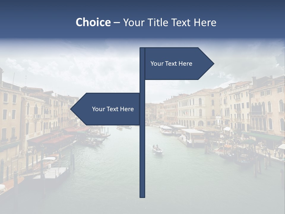 Street Adriatic Venice PowerPoint Template