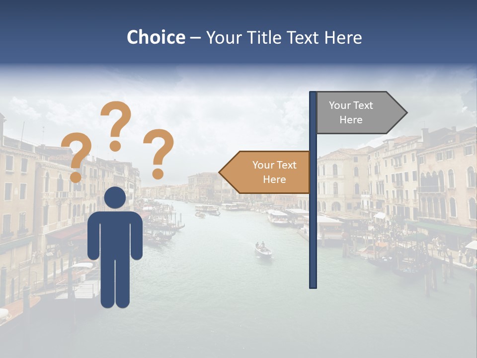 Street Adriatic Venice PowerPoint Template