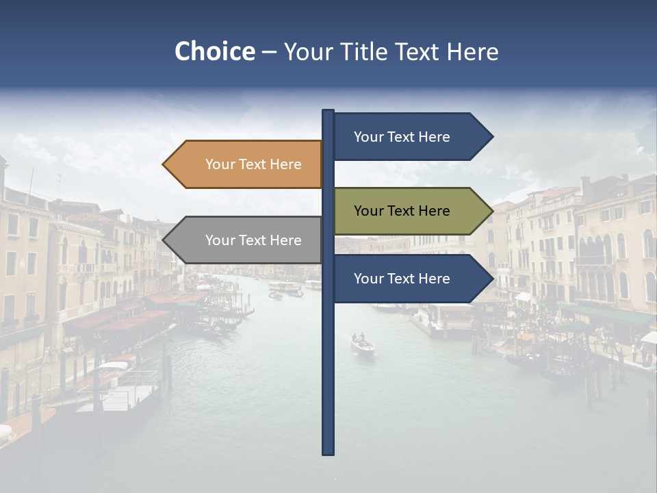 Street Adriatic Venice PowerPoint Template