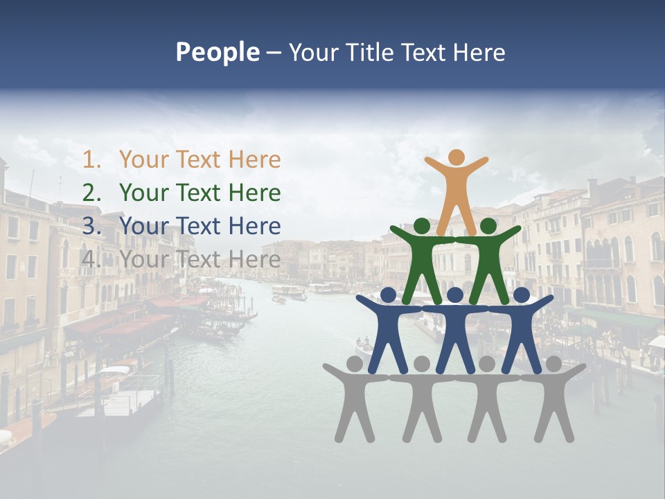 Street Adriatic Venice PowerPoint Template