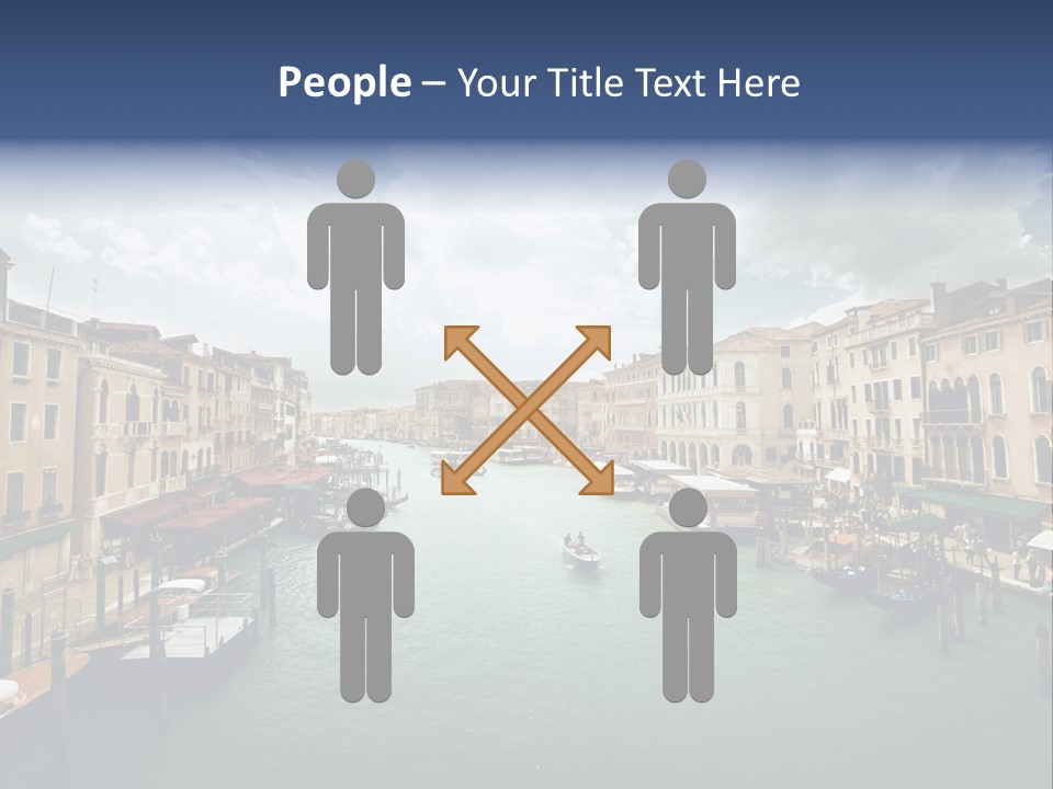 Street Adriatic Venice PowerPoint Template