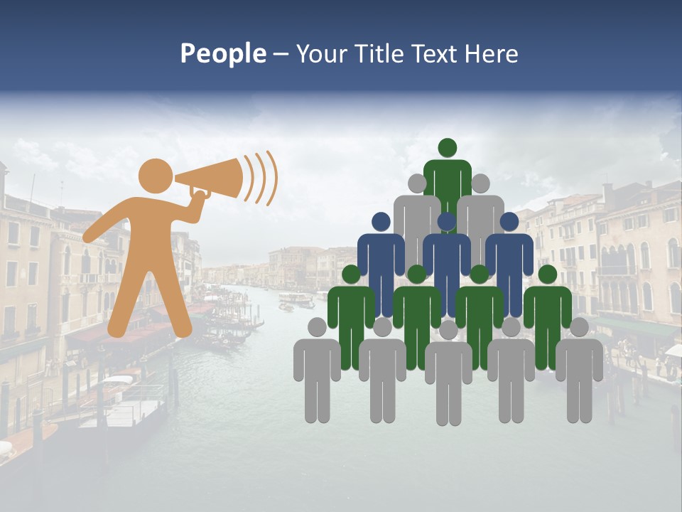 Street Adriatic Venice PowerPoint Template