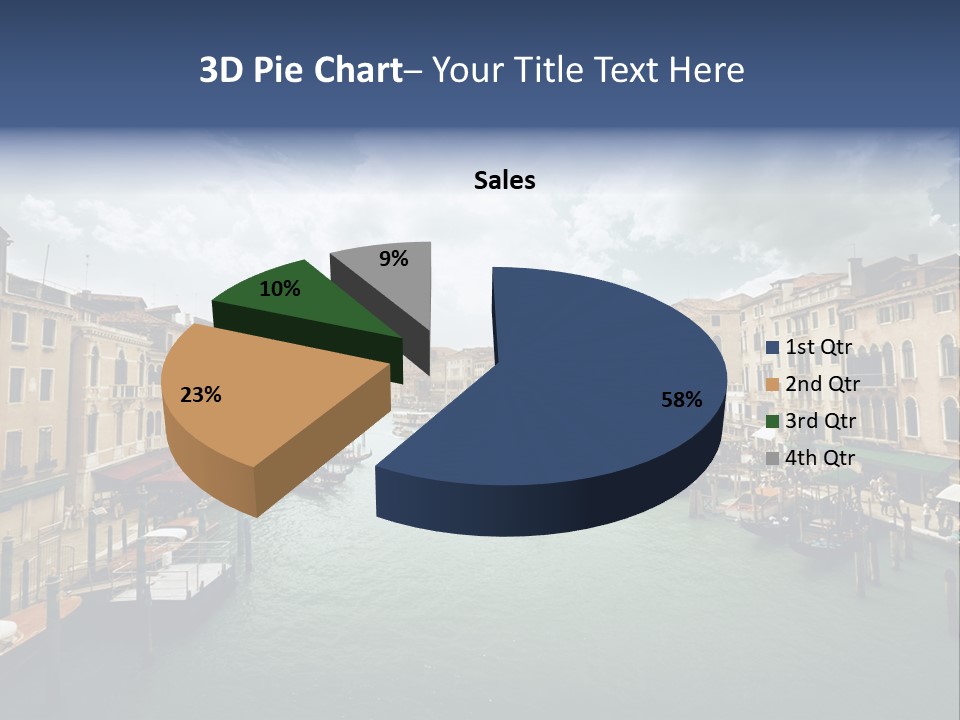 Street Adriatic Venice PowerPoint Template