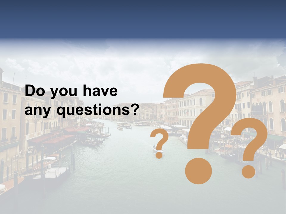 Street Adriatic Venice PowerPoint Template