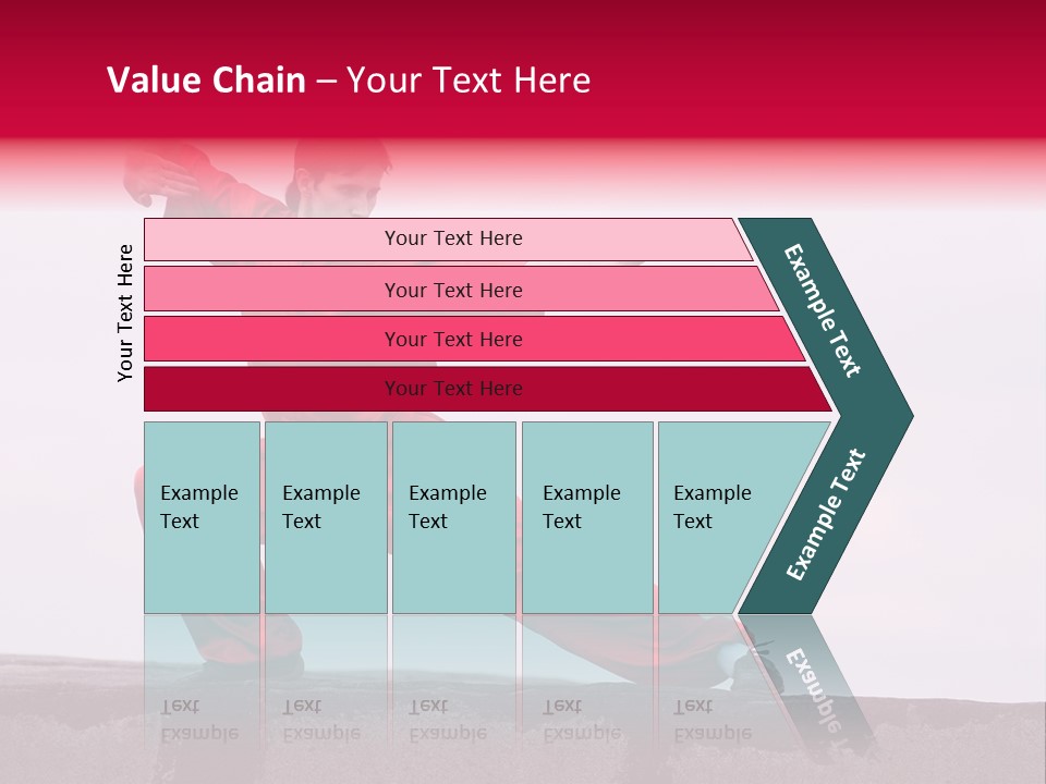 Man Movement Fighter PowerPoint Template