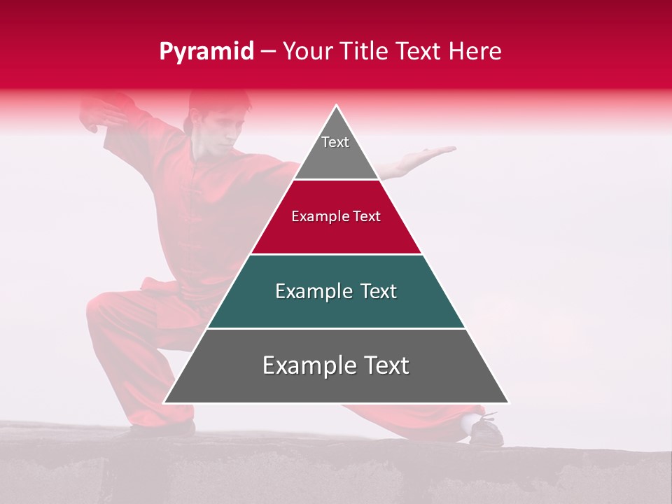 Man Movement Fighter PowerPoint Template