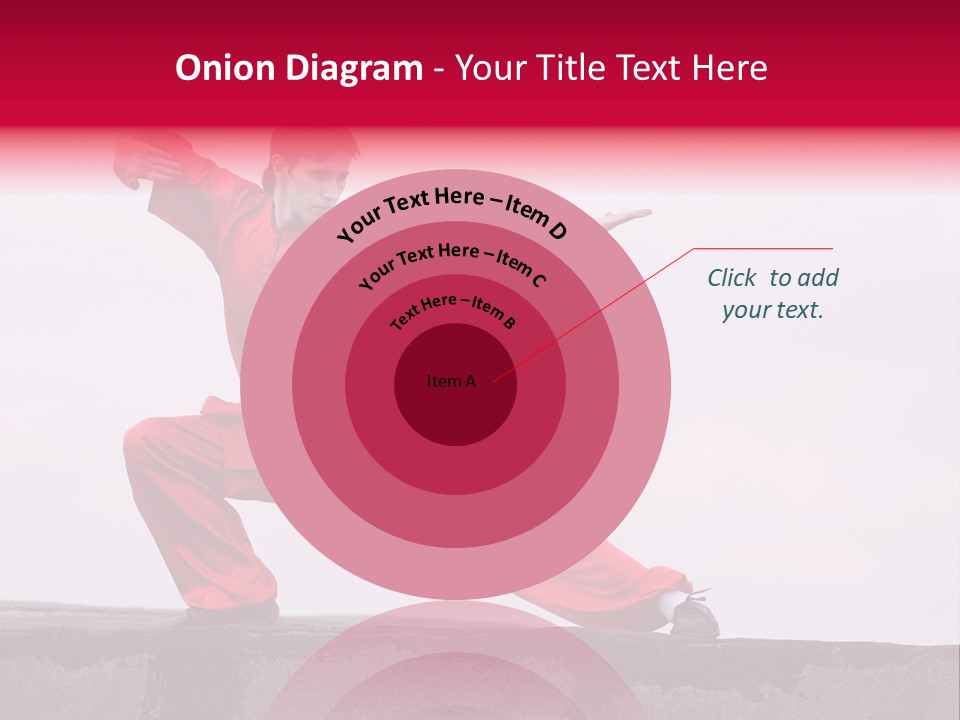 Man Movement Fighter PowerPoint Template